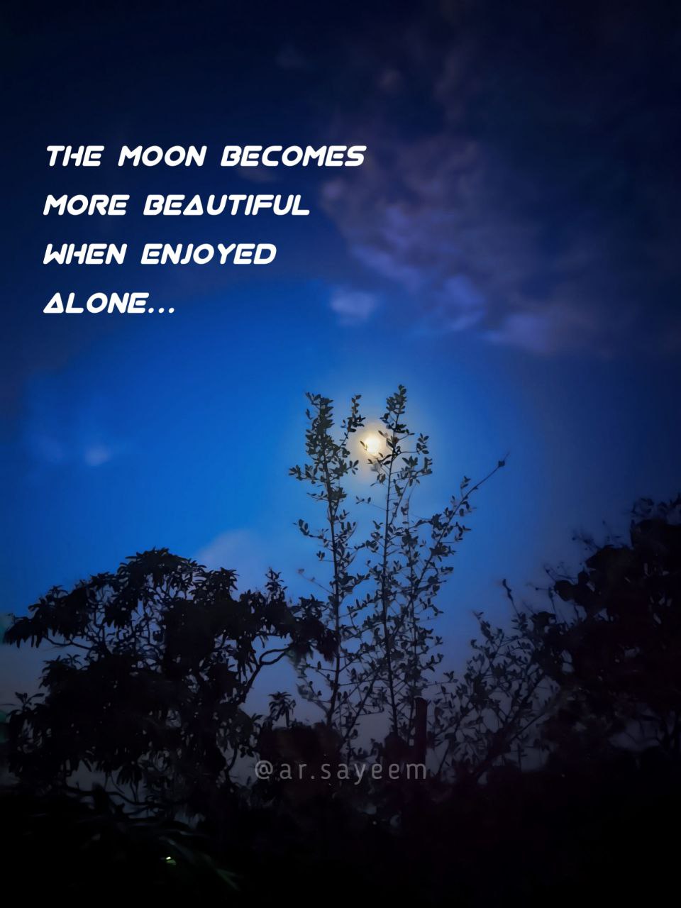 Moon Alone